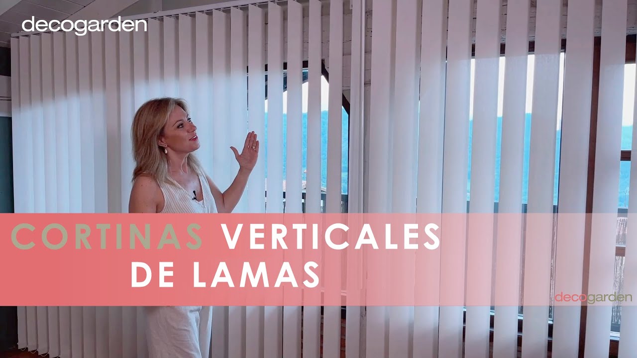 Cómo instalar CORTINAS de lamas VERTICALES 🏚️ 👩‍💼 ¡Fácil y paso a  paso!👨‍💼 Decogarden 