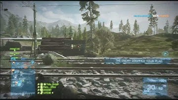 Battlefield 3 End Game | Full CTF round on Op. Riverside | Toby_Sniper |