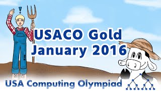 USACO 2016 Gold January Q2: Radio Contact