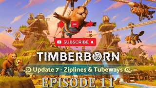 Timberborn Episode 11 – The Uberdam Project Begins! 🚧 Saving the colony