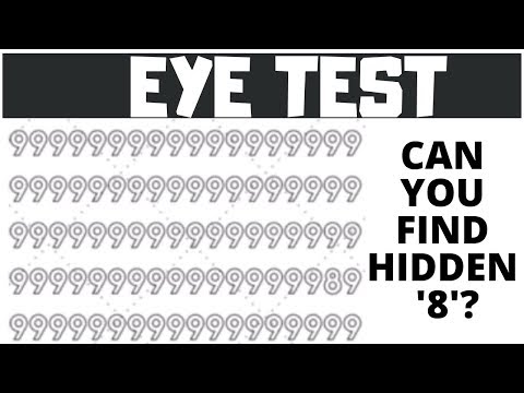 Eye Test: Hidden Letters and Numbers Picture Puzzles