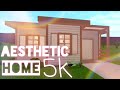 Aesthetic 5k No Gamepasses House - BLOXBURG SPEED BUILD