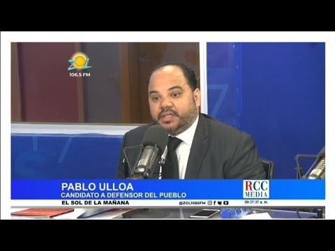 Pablo Ulloa candidato a defensor del Pueblo comenta sobre el proceso de la elección