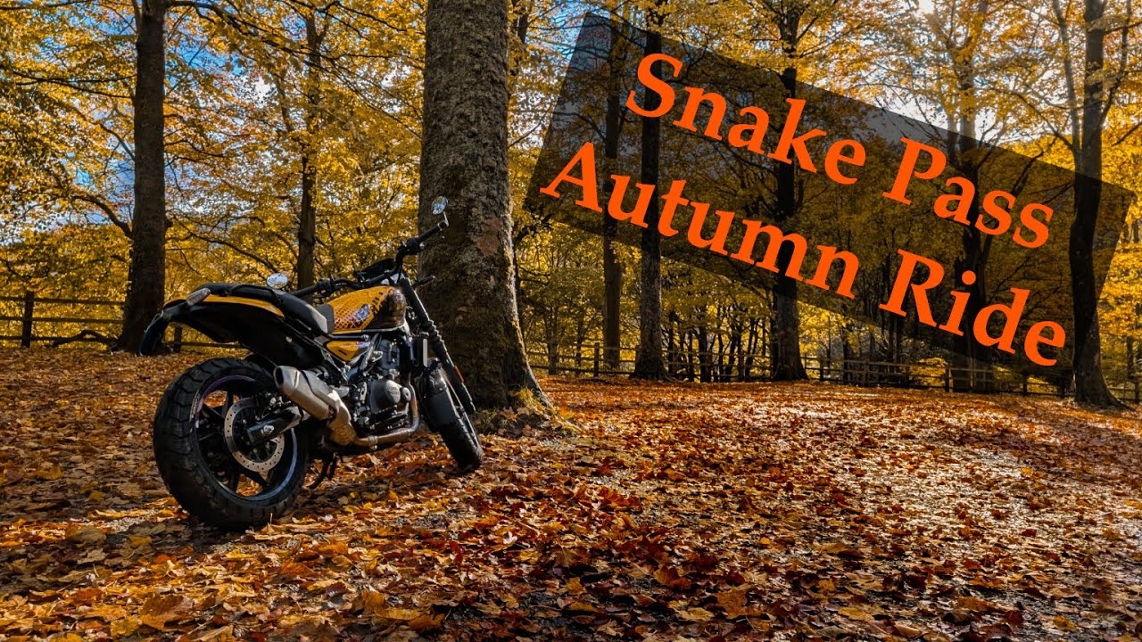 Snake Pass - Peak District - Autumn Motorcycle Ride - Royal Enfield Guerilla 450