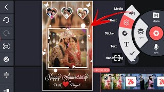 Happy Anniversary Status Video Editing Tutorial Hindi, Anniversary Status Song, Anniversary Template screenshot 1