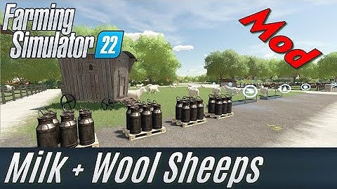 FS22: Open Pastures for Milk and Wool Sheeps Mod Presentation - my own Mod