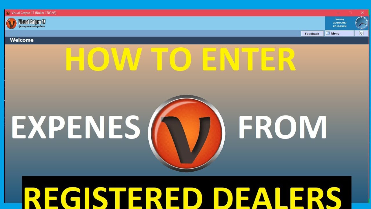 How to enter fixed asset and expenses entry of GST in catpro - YouTube