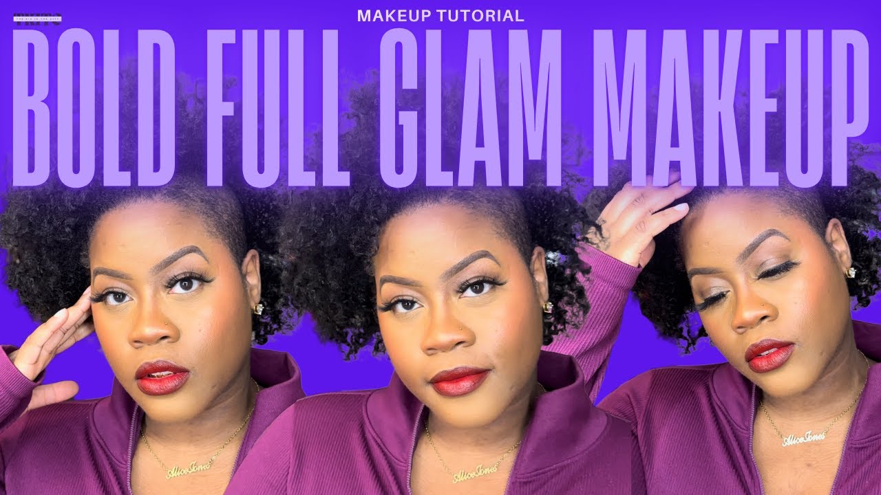 Bold Full Glam Makeup: Makeup Tutorial for Brown Skin | Matte Finish ...