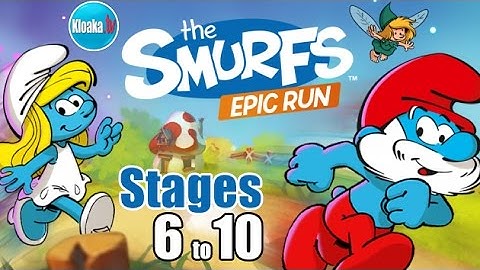 The SMURFS Epic Run - Stages 6 to 10 Gameplay Walkthrough