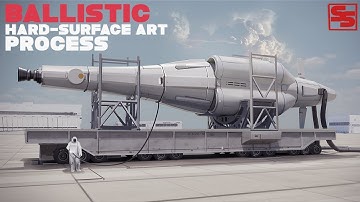 Hardsurface Modeling Timelapse: Ballistic Ship Concept