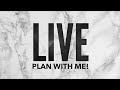 🔴 LIVE Plan With Me | Erin Condren Hourly