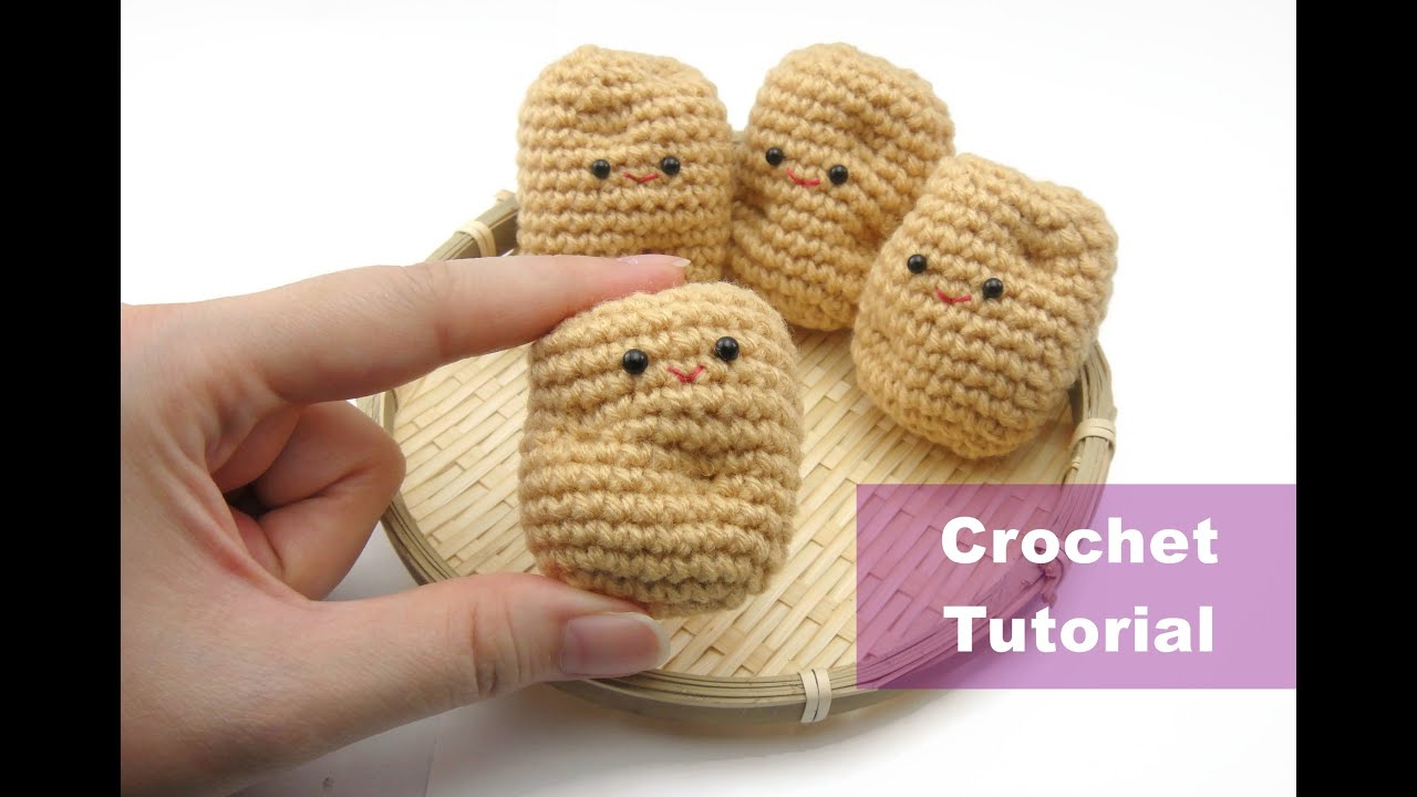 Easy Crochet Amigurumi Tutorial - Potato 