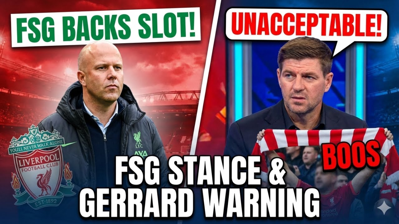 🔴 FSG BACKS SLOT! GERRARD’S SHOCK ARNE SLOT PREDICTION! 