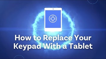 How To Replace Your Alarm Keypad With a Tablet