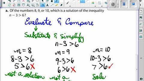 Ch8 Lesson 5   Inequalities Video Lecture