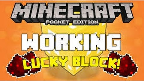 HOW TO MAKE LUCKY BLOCKS IN MCPE 0.15.0 AND HIGHERNO MODS AT ALL!!!!! AND OR JAILBREAK