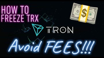 How to Freeze & Rent TRX for Energy to Avoid Transaction Fees |  Walkthrough & Guide | Tron Network