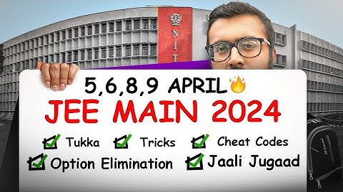 @arsquad JEE Main tukka tricks | 5,6,8,9 April - JEE Main 2024🔥 #jeemain2024 #tukkatricks #arsquad