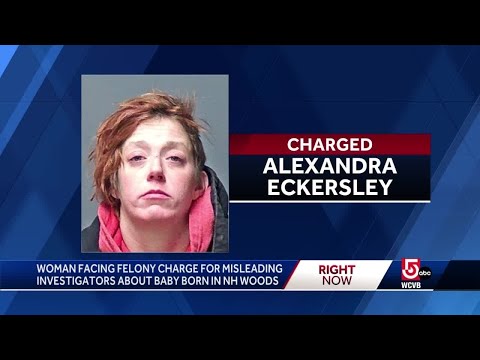 Woman accused of giving birth, leaving baby in freezing woods