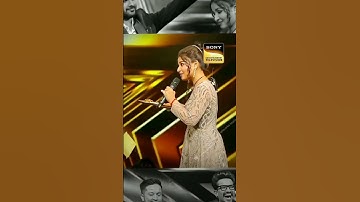 Thumbnail of Arunita kanjilal sweet moment🥀 stage performance💓 #indianidol13 #indianjournalist #love