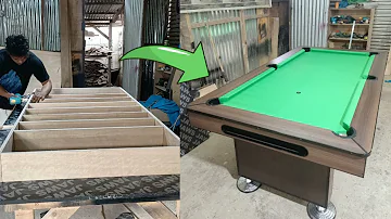 Comment fabriquer un billard à la maison ?