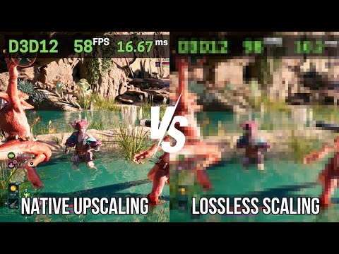 Is Lossless Scaling BETTER than Native Upscaling?