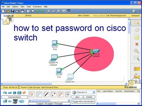 how to set password on cisco switch