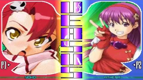 CAPCOM FIGHTING EVOLUTION MAX- YOKO & SONSON VS ATHENA & IBUKI  4-8-20