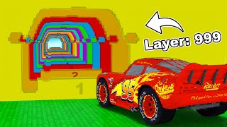 TESTING CARS vs 1000 LAYERS in Teardown