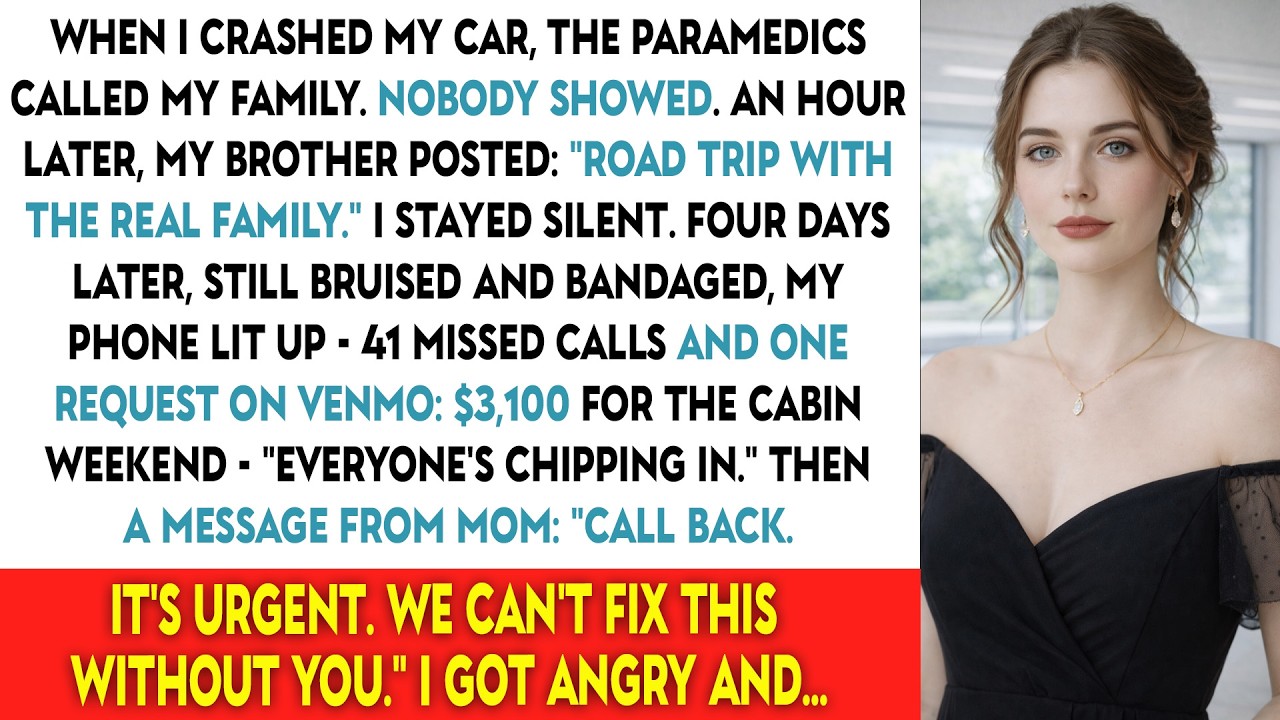 Когда я попал в аварию, парамедики вызвали мою семью. Никто не приехал. Час спустя...