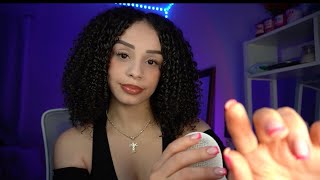 ASMR | Pure Clicky Inaudible Whispers & Mouth Sounds✨ Plucking, Gentle Face Touching, Hand Movements