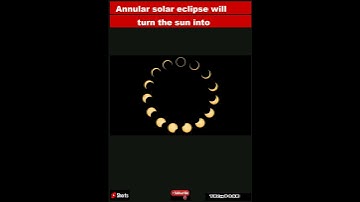 Annular solar eclipse will turn the sun into a glorious 