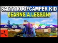Salty Roofcamper Kid Learns A Lesson! - Rust Duo Survival