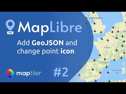 MapLibre | Add GeoJSON to your map and change a point icon using JavaScript #2