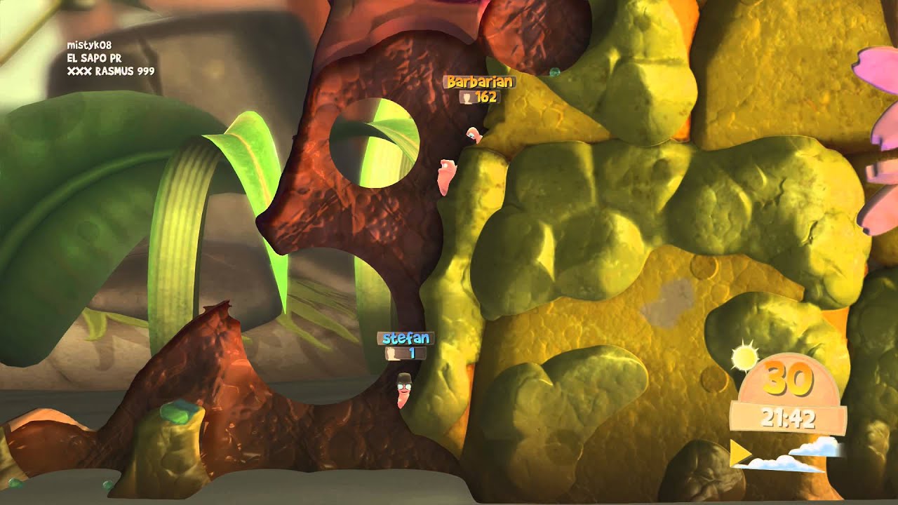 Worms Battlegrounds - Online Multiplayer Deathmatch - Xbox One HD