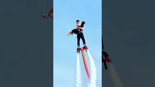 Defying gravity! Water jetpackers perform "aerial ballet,"
