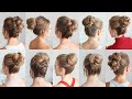 9 easy updos compilation  missy sue