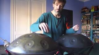 J. S. Bach Violin Partita in E Major III. Gavotte en Rondeau, transposed to G Major for Handpan