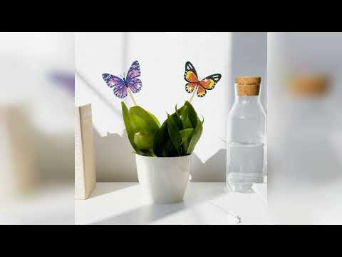 Overview: Vcekract 8 Pcs Butterfly Diamond Painting Kits, Diamond Art Kits for Garden Decor, But...