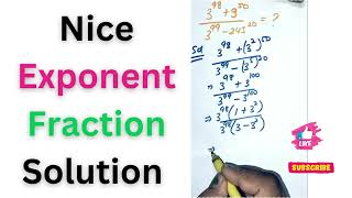 A Nice Math Olympiad Exponential Problem Fraction Exponents Solving A Nice Algebra Problem