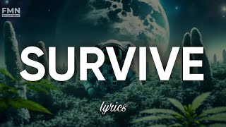 Vanze - Survive (lyrics) ft. Neon Dreams | 4K AI