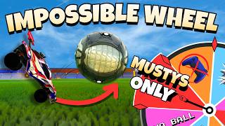 ROCKET LEAGUE, But I got the WORST WHEEL CHALLENGE