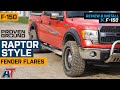 2009-2014 F150 Proven Ground Raptor Style Fender Flares Review & Install