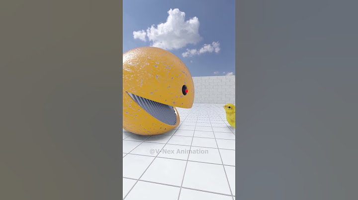 Robot Pacman vs BigChick! #shorts Sub on my YouTube channel (@v-nexanimation)