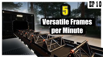 My Most Organized Factory Yet! Versatile Frameworks | Satisfactory Ep 10