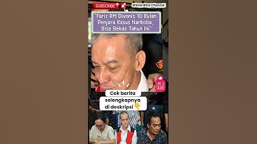 "Fariz RM Divonis 10 Bulan Penjara Kasus Narkoba, Bisa Bebas Tahun Ini" #shortsvideo #viral