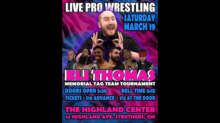 The stakes just got higher for the Eli Thomas Tag Team Tournament!
