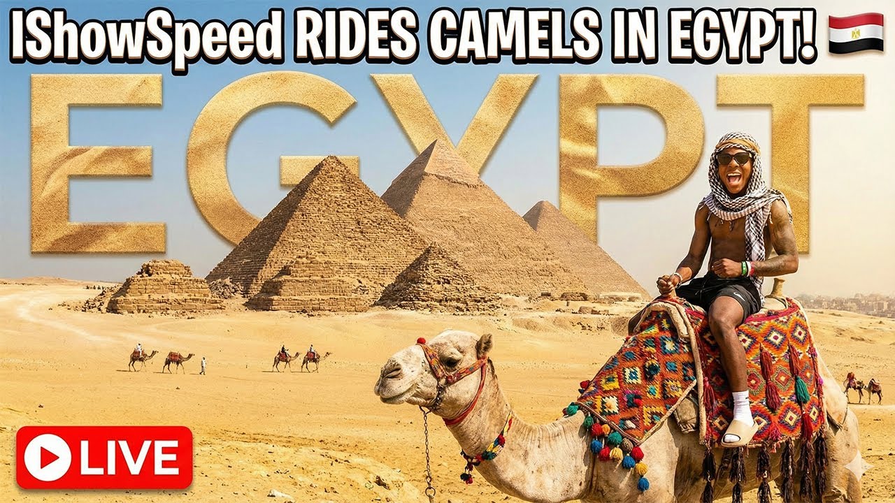 irl I Show Speed in Pyramids 🇪🇬🐪👑 Egypt
