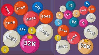 2048 BALLS : NUMBER PUZZLE #gameparkarea #puzzlegame #numbergame screenshot 3