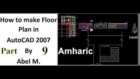 Part 9 Modelling  Elevation View In AutoCad By Abel M